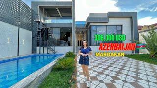 TERASLI MODERN LAYİHƏ  TAM ƏŞYALI YENİ EV MƏRDƏKANDA #azerbaijan #rufataynuremlakagentliyi #explore