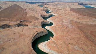 Lake Powell Drone 4k Bullfrog and Antelope Point