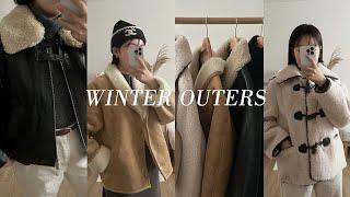 SUB 겨울 아우터 추천 여자 ️무스탕 퍼자켓 winter outer haul