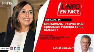 LInfo en Face avec Nabila Mounib