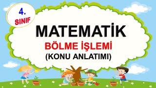 4.Sınıf  Bölme İşlemi Konu Anlatımı