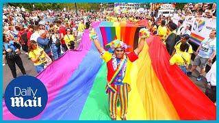 Over one million descend on capital march for Pride in London 2022