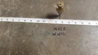 measure for new rear axle width