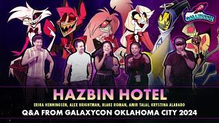 Hazbin Hotel Q&A  GalaxyCon Oklahoma City 2024  Erika Henningsen Alex Brightman Blake Roman