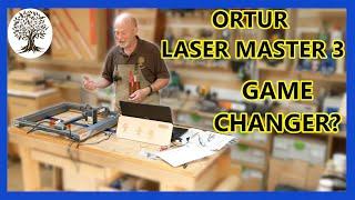 The Ortur Laser Master 3 20w Unboxing  Assembly and Initial Test.