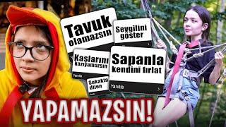 İNSAN SAPANIYLA FIRLATILDIM  #YAPAMAZSINFERİDE 2