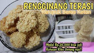 Tips & Cara mengolah RENGGINANG.. cuma modal 20K bisa menghasilkan ratusan ribu