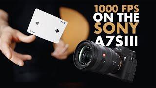 SONY A7SIII Extreme SLOW MOTION in 1000 FPS