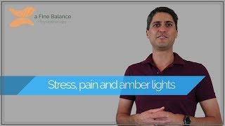 Stress pain and amber lights