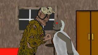 Jason voorhees vs deadpool vs grandpagranny - granny chapter 2