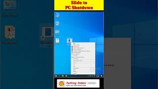 How to Enable Slide to Shut down Feature in Windows 10  11 PC #telllingtuber