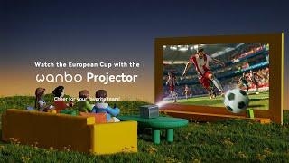 Use the Wanbo projector to experience the charm of the European Cup live#wanbo #projector