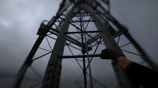 140m+ High-voltage Pylon climb Caught By Police