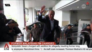 Former Malaysian PM Muhyiddin Yassin charged with sedition for allegedly insulting former king