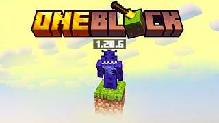 HOW TO INSTALL OneBlock SKY BLOCK Map for Minecraft 1.20.6  Download and Play