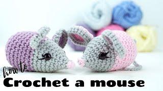 How to crochet an amigurumi mouse - mouse tutorial