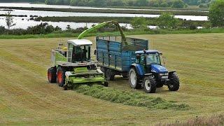 Claas 860 And 3 New Hollands