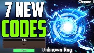 *NEW* ALL WORKING CODES FOR UNKNOWN RNG IN 2024 ROBLOX UNKNOWN RNG CODES