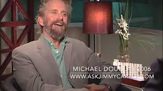 Michael Douglas The Sentinel 2006 talks with Jimmy Carter