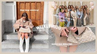 weeklyvlog skims pop up Hunkemöller show surprise feestje & nieuwe designer tas🩷 Fleur Nijbacker