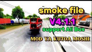 How to Bussid Smoke File  v4.1.1 For Bus Simulator Indonesia  Bus Gameplay