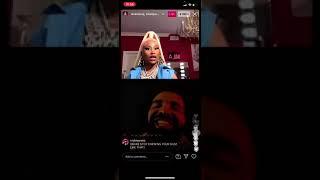Nicki Minaj and drake show love to each other on Instagram live and talks new music and more