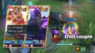 ULT WITH NO REASON GAMEPLAY Angela+Gusion collector couple matchy skin
