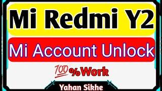 redmi y2 mi account remove