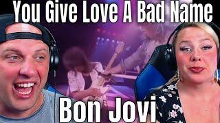 Reaction To Bon Jovi - You Give Love A Bad Name Official Music Video THE WOLF HUNTERZ REACTIONS