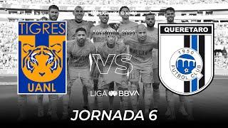 Resumen y Goles  Tigres vs Querétaro  Liga BBVA MX  Apertura 2022 - Jornada 6