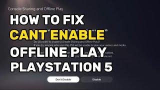 Why You Can’t Enable Console Sharing On PlayStation 5