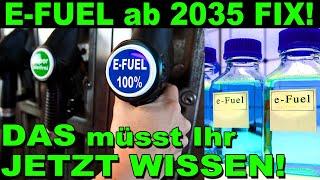 E-FUEL ab 2035 FIX Bleiben auch Benzin & Diesel? Kann ich meinen ALTEN Verbrenner weiter fahren?