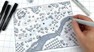 How to Draw Your Own D&D Town Map