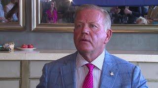 LSU Head Coach Brian Kelly at SEC Media Day