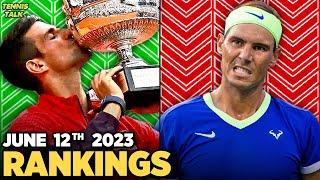 Djokovic Swiatek Triumph at French Open 2023  Nadal Alcaraz Drop  Tennis Rankings