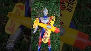 Ultraman Trigger Punya Mainan Pesawat Remote Control Ultraman Tiga Sedih #shorts #ultraman #lucu