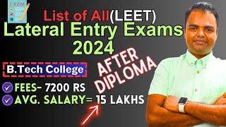 2nd Year B.Tech Admission After Diploma Diploma to B.Tech Entrance Exam Direct Govt B.Tech College