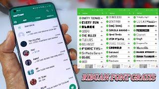 Cara Ganti Font Keren Gratis Di Hp Oppo