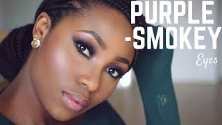 PURPLE SMOKEY EYES - MAKEUP TUTORIAL  THATIGBOCHICK