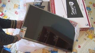 Unboxing and test of LG 32LB650V ZN Smart Cinema 3D TV