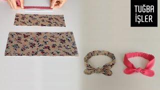 Very Easy Hairband Cutting and Sewing  Tuğba İşler