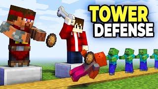 Wir müssen verteidigen - Minecraft Tower Defense Map