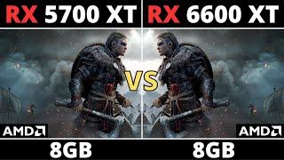 RX 5700 XT VS RX 6600 XT IN 2023 - TEST IN 10 GAMES 1080p 1440p