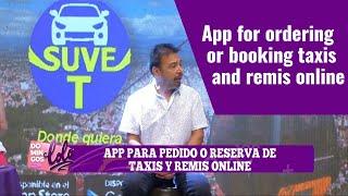Our SUVE-T Taxi Booking App Client live on Local TV Channel in Argentina