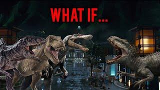 E SE... JURASSIC WORLD - 2015 - T rex Giganotossauro Espinossauro vs Indominus rex