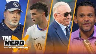 Mike McCarthy fed up with Jerry Jones how far can Christian Pulisic USMNT go in Copa?  THE HERD