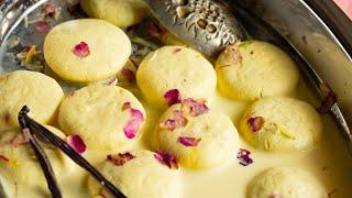 Vanilla Rasmalai Recipe - Delicious Indian Milk Dessert