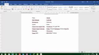 Cara Cepat Merapikan Tanda Titik Dua Pada Ketikan Microsoft Word