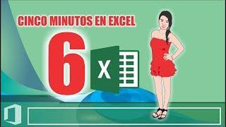 CINCO MINUTOS EN EXCEL - 6 FILTROS EN EXCEL