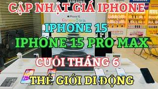 CẬP NHẬT GIÁ IPHONE 15 & IPHONE 15 PRO MAX Cuối Tháng 6 TẠI THẾ GIỚI DI ĐỘNG